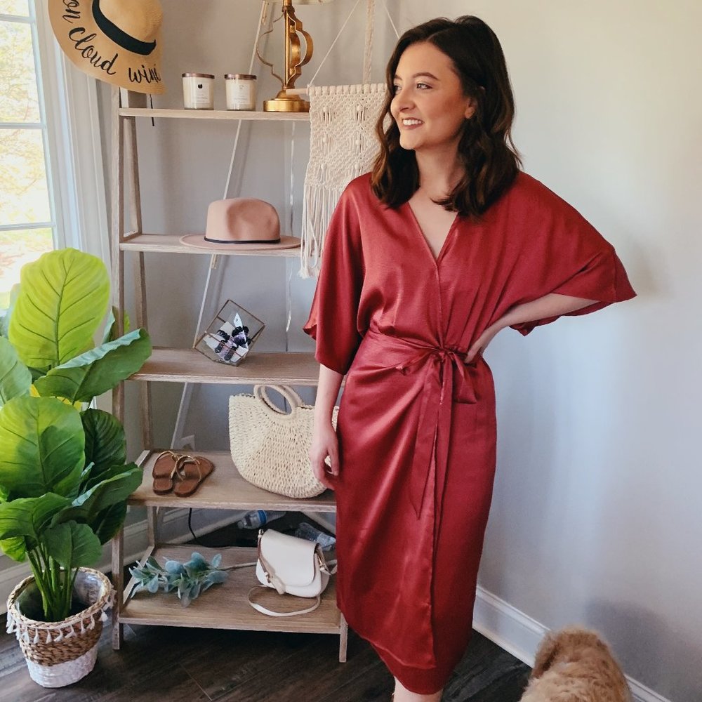 Clay Midi Wrap Dress
